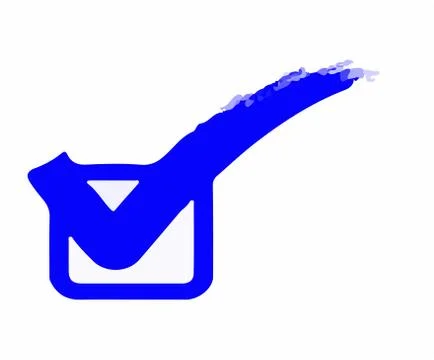 Check in icon on white background Stock Illustration