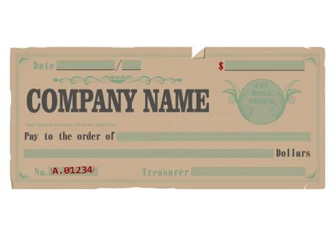 Check Stock Illustration