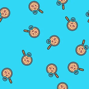 Check for irritation intimate care vector seamless pattern Stock Illustration