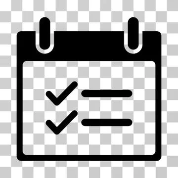 Check Items Calendar Day Vector Icon イラスト素材