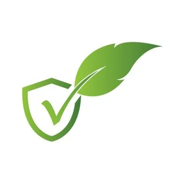 Check leaf icon design vector, check wood green check audit icon Stock Illustration