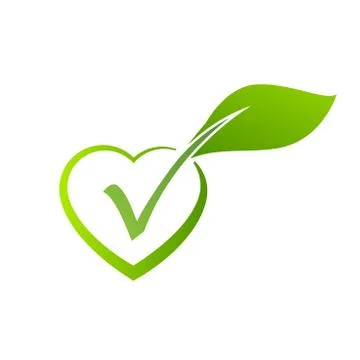 Check leaf icon design vector, check wood green check audit icon Stock Illustration