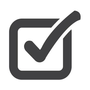 Check list button icon Stock Illustration