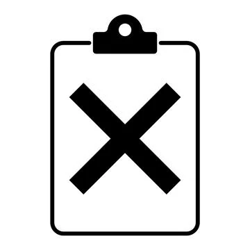 Check list , checklist flat web icon isolated on white background. Mark symbo Stock Illustration