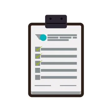 Check list delivery shipping logistic security icon. Vector grap 스톡 일러스트