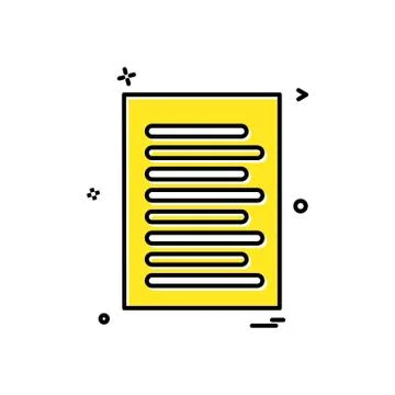 Check list document icon vector design Illustrazione stock