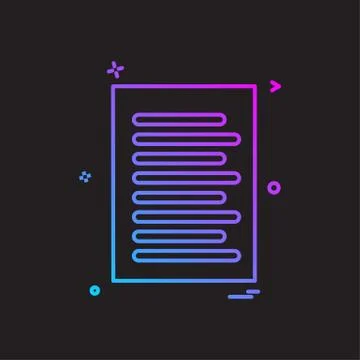 Check list document icon vector design Stock Illustration