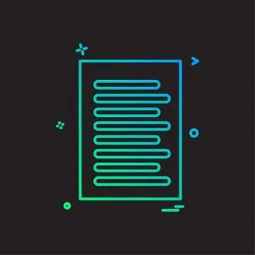 Check list document icon vector design Stock Illustration