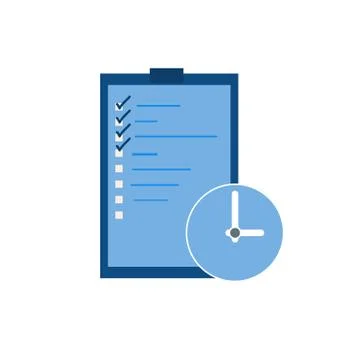 Check List Flat Icon. illustration Stock Illustration