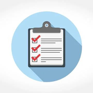 Check List Icon Illustrazione stock