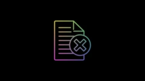 Check list icon isolated , thin line , Documents list icon, Business Docume.. Stock Footage 304023693