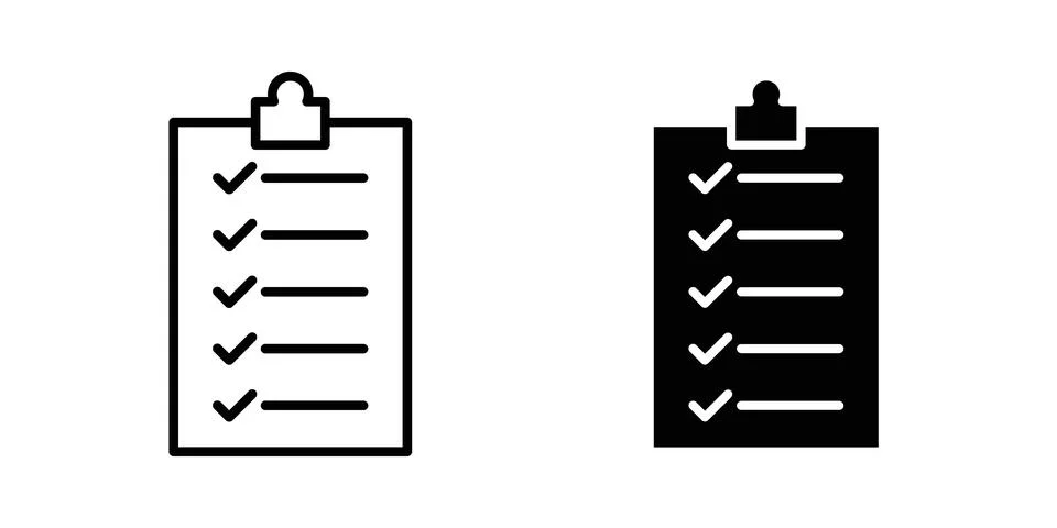 Check list icon vector design illustrations 스톡 일러스트