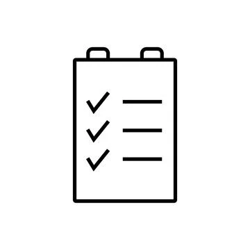 Check list icon vector Stock Illustration