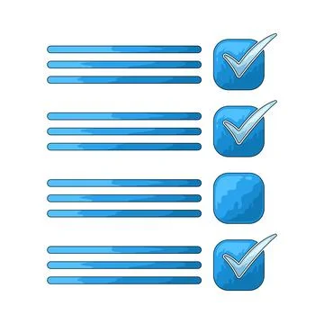 Check list illustration 스톡 일러스트