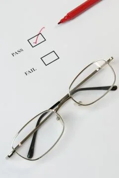 Check list - pass Stock Photos