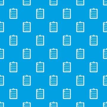 Check list pattern seamless blue Illustrazione stock