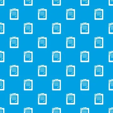 Check list pattern seamless blue Illustrazione stock