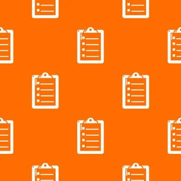 Check list pattern vector orange Stock Illustration