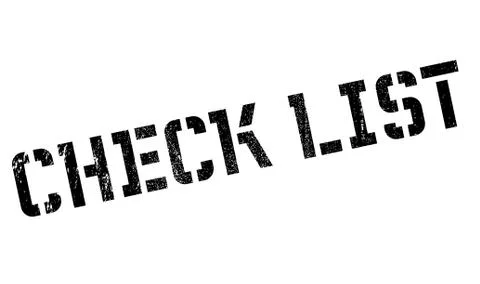 Check list stamp 스톡 일러스트