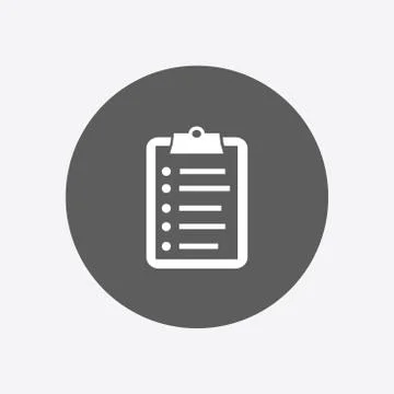 Check list symbol. Stock Illustration