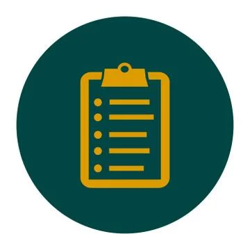 Check list symbol. Stock Illustration