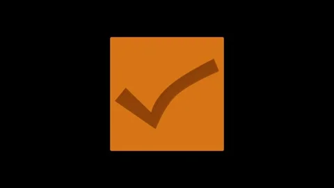 Check Mark Animation Appearing Smoothly ... | Stock Video | Pond5