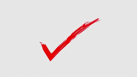 Check Mark Approved Icon Animation with Smooth Tick Effect 4K. 스톡 동영상 337867939