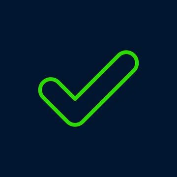 Check Mark Checklist Tick Icon Vector Logo Template Stock Illustration