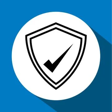 Check mark design. Technology icon. Isolated illustration , vector 库存插图