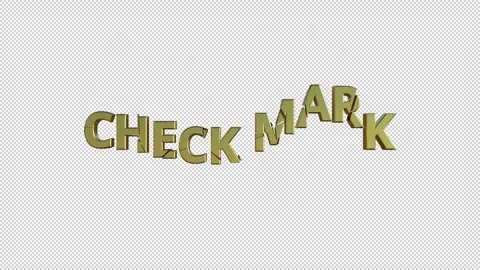 CHECK MARK Stock Footage 307980669