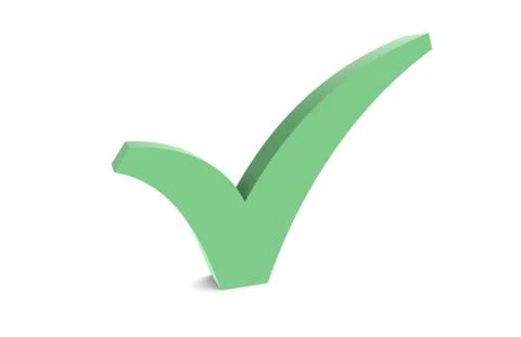 Check Mark. Green Stock Illustration