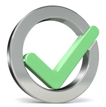 Check mark Green Stock Illustration