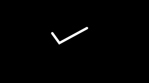 Check mark icon animated video Stock Footage 294697337