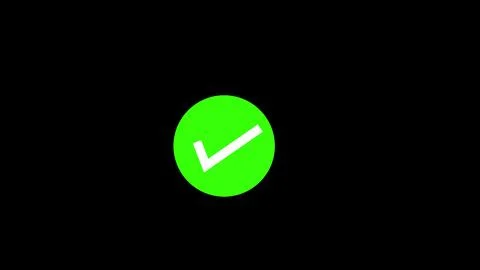 Check mark icon. Approved tick mark icon Stock Illustration