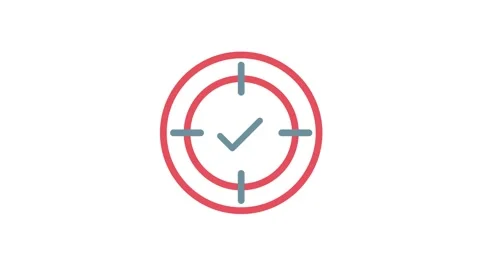 Check mark icon on a black background, symbolizing approval or completion. Stock Footage 332849807