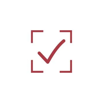 Check mark icon. Check mark vector. Checkbox sign checked. Approved symbol... Stock Illustration
