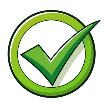 Check mark icon Stock Illustration