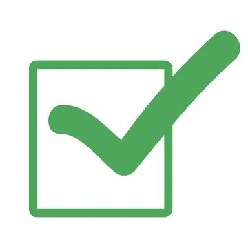 Check mark icon Stock Illustration