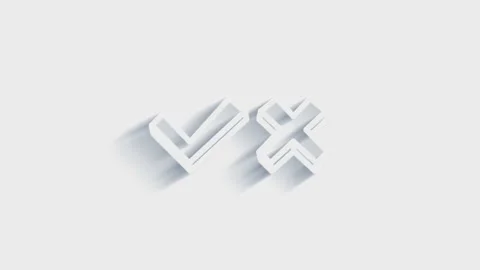 Check mark icon isolated on white background. Accounting symbol. Business Stock Footage 151527383