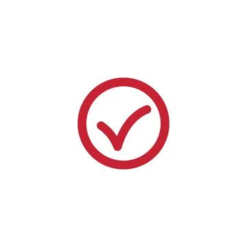 Check mark icon. Tick and cross signs. Vector illustration. 스톡 일러스트