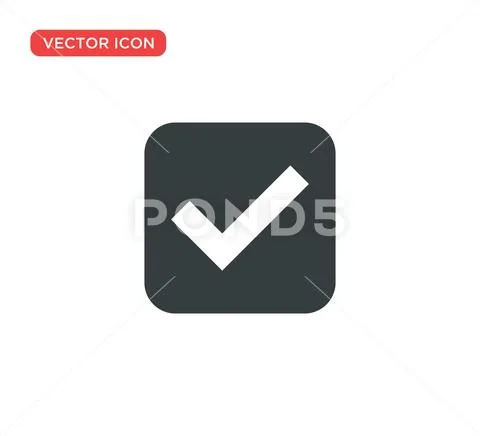 Check Mark Icon Vector Illustration Design: Graphic #113445245