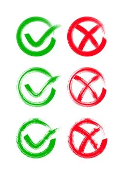 Check mark icons Illustration