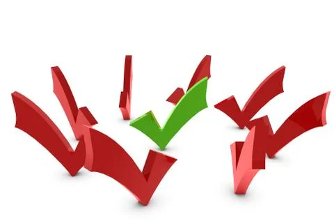 Check mark Stock Illustration