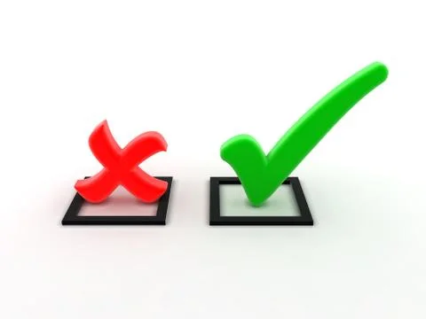 Check mark Stockillustratie