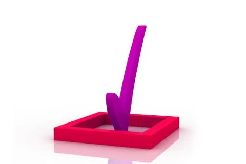 Check mark Stock Illustration