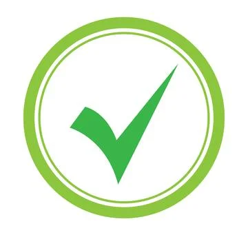 Check mark Stock Illustration