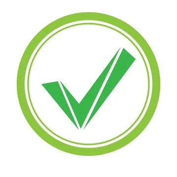 Check mark Stockillustratie