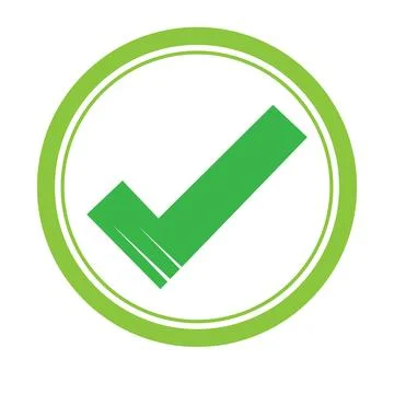 Check mark Illustrazione stock