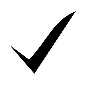 Check mark Stock Illustration