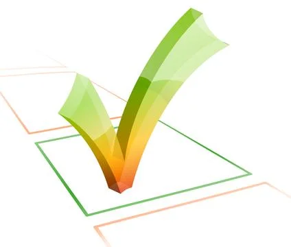 Check Mark Ilustração Stock